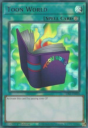 Toon World (Blue) (Ultra Rare) [LDS1-EN068] 1st Edition