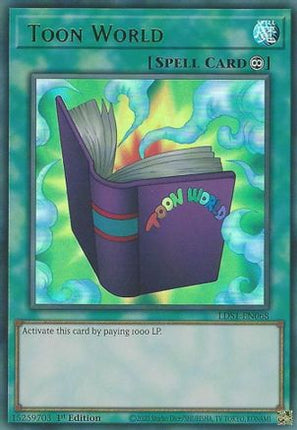 Toon World (Green) (Ultra Rare) [LDS1-EN068] 1st Edition