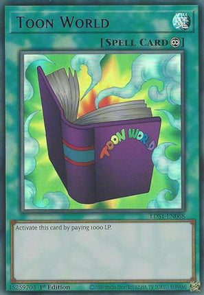 Toon World (Purple) (Ultra Rare) [LDS1-EN068] 1st Edition