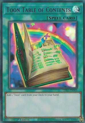 Toon Table of Contents (Purple) (Ultra Rare) [LDS1-EN069] 1st Edition