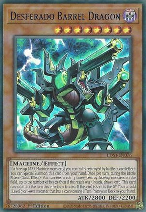 Desperado Barrel Dragon (Blue) (Ultra Rare) [LDS1-EN076] 1st Edition