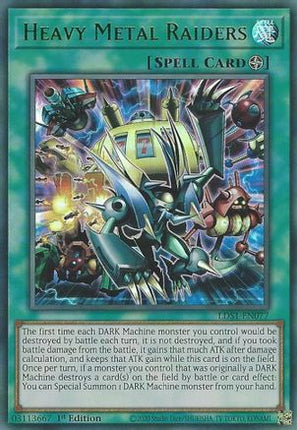 Heavy Metal Raiders (Green) (Ultra Rare) [LDS1-EN077] 1st Edition