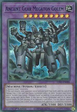 Ancient Gear Megaton Golem (Blue) (Ultra Rare) [LDS1-EN088] 1st Edition