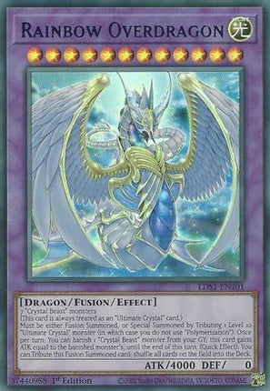 Rainbow Overdragon (Blue) (Ultra Rare) [LDS1-EN101] 1st Edition