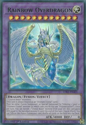 Rainbow Overdragon (Green) (Ultra Rare) [LDS1-EN101] 1st Edition