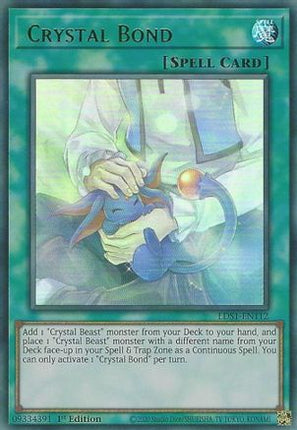 Crystal Bond (Green) (Ultra Rare) [LDS1-EN112] 1st Edition