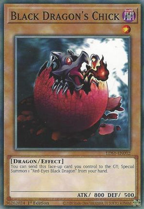 Black Dragon's Chick (Common / Short Print) [LDS1-EN002] 1st Edition