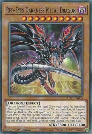 Red-Eyes Darkness Metal Dragon (Common / Short Print) [LDS1-EN004] 1st Edition