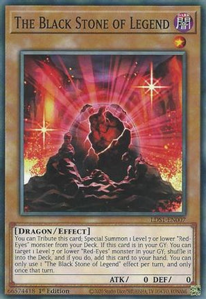The Black Stone of Legend (Common / Short Print) [LDS1-EN007] 1st Edition