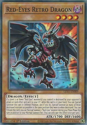 Red-Eyes Retro Dragon (Common / Short Print) [LDS1-EN009] 1st Edition