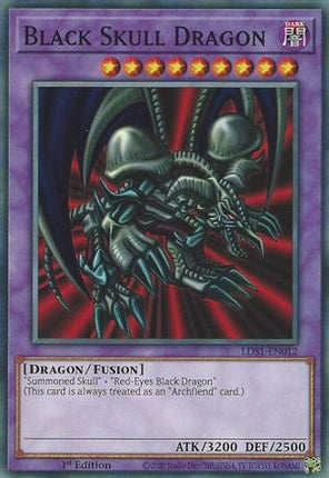 Black Skull Dragon (Common / Short Print) [LDS1-EN012] 1st Edition