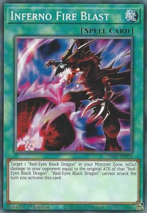 Inferno Fire Blast (Common / Short Print) [LDS1-EN016] 1st Edition
