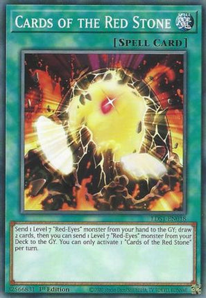 Cards of the Red Stone (Common / Short Print) [LDS1-EN018] 1st Edition
