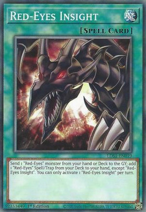 Red-Eyes Insight (Common / Short Print) [LDS1-EN019] 1st Edition