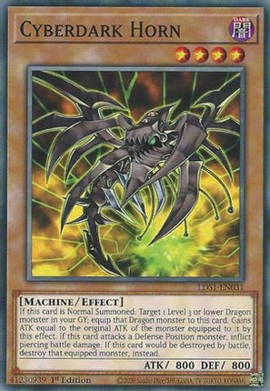 Cyberdark Horn (Common / Short Print) [LDS1-EN031] 1st Edition