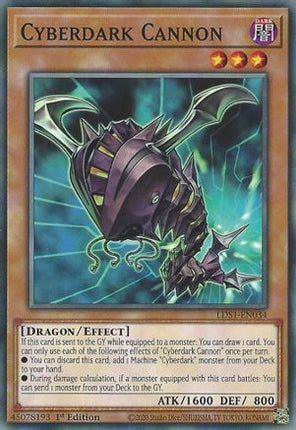 Cyberdark Cannon (Common / Short Print) [LDS1-EN034] 1st Edition