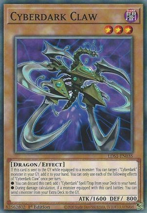 Cyberdark Claw (Common / Short Print) [LDS1-EN035] 1st Edition