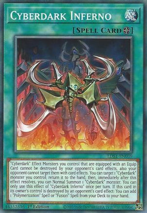 Cyberdark Inferno (Common / Short Print) [LDS1-EN039] 1st Edition