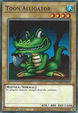 Toon Alligator (Common / Short Print) [LDS1-EN052] 1st Edition