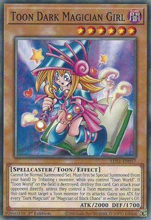 Toon Dark Magician Girl (Common / Short Print) [LDS1-EN057] 1st Edition