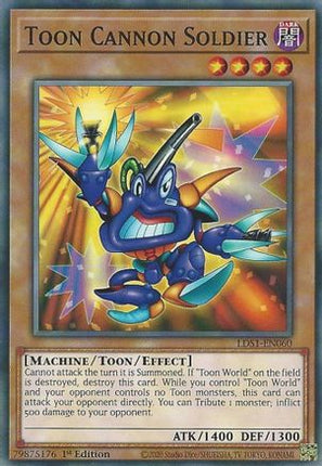 Toon Cannon Soldier (Common / Short Print) [LDS1-EN060] 1st Edition