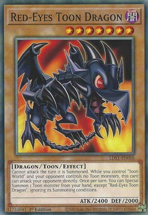 Red-Eyes Toon Dragon (Common / Short Print) [LDS1-EN066] 1st Edition