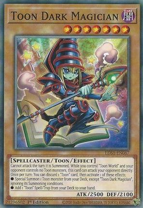 Toon Dark Magician (Common / Short Print) [LDS1-EN067] 1st Edition