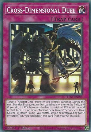 Cross-Dimensional Duel (Common / Short Print) [LDS1-EN091] 1st Edition