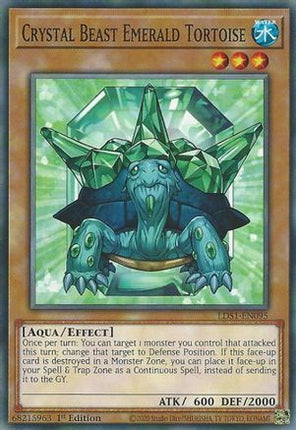 Crystal Beast Emerald Tortoise (Common / Short Print) [LDS1-EN095] 1st Edition