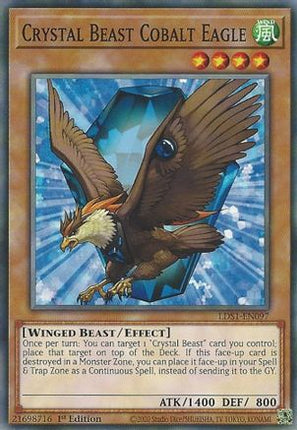 Crystal Beast Cobalt Eagle (Common / Short Print) [LDS1-EN097] 1st Edition