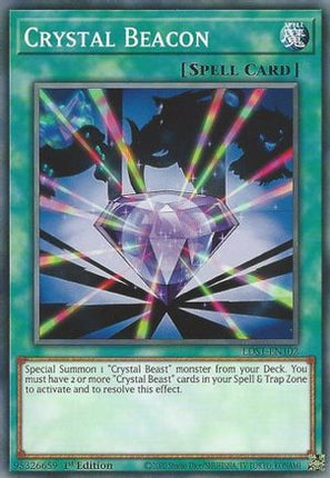 Crystal Beacon (Common / Short Print) [LDS1-EN102] 1st Edition