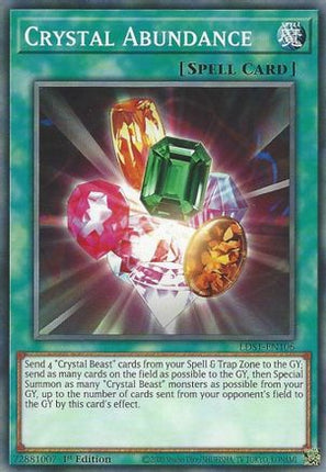 Crystal Abundance (Common / Short Print) [LDS1-EN106] 1st Edition