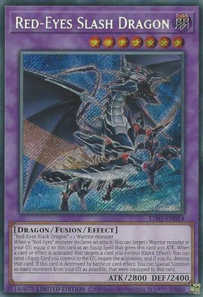 Red-Eyes Slash Dragon (Secret Rare) [LDS1-EN014] Limited