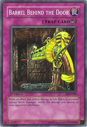 Barrel Behind the Door (Super Rare) [PGD-095] Pharaonic Guardian 1st Edition