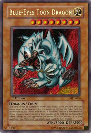 Blue-Eyes Toon Dragon (Secret Rare) [MRL-000] Magic Ruler 1st Edition