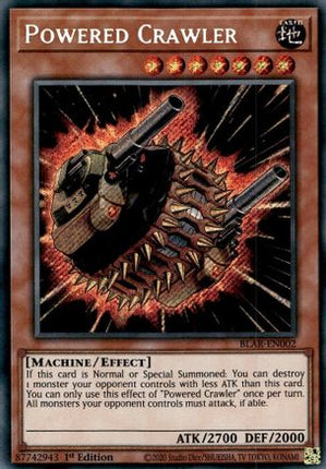 Powered Crawler (Secret Rare) [BLAR-EN002] 1st Edition