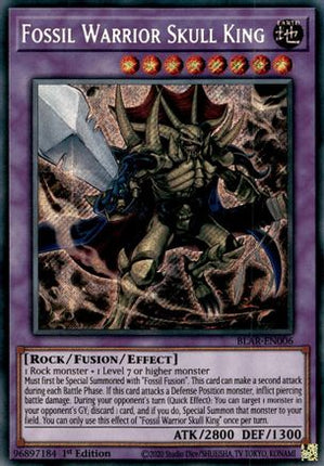 Fossil Warrior Skull King (Secret Rare) [BLAR-EN006] 1st Edition