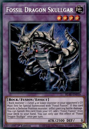 Fossil Dragon Skullgar (Secret Rare) [BLAR-EN010] 1st Edition
