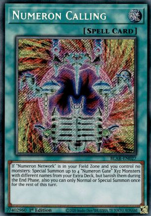 Numeron Calling (Secret Rare) [BLAR-EN027] 1st Edition