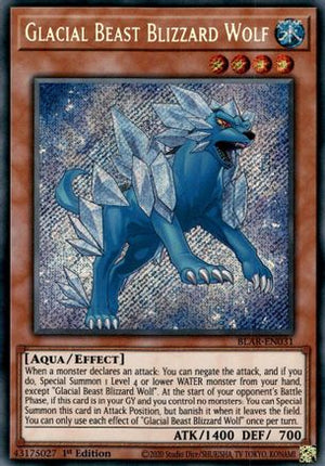 Glacial Beast Blizzard Wolf (Secret Rare) [BLAR-EN031] 1st Edition