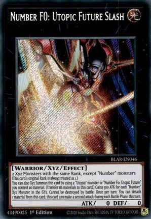 Number F0: Utopic Future Slash (Secret Rare) [BLAR-EN046] 1st Edition