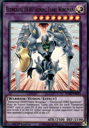 Elemental HERO Shining Flare Wingman (Ultra Rare) [BLAR-EN054] 1st Edition