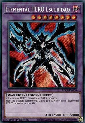 Elemental HERO Escuridao (Secret Rare) [BLAR-EN056] 1st Edition
