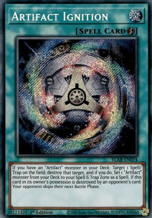 Artifact Ignition (Secret Rare) [BLAR-EN074] 1st Edition