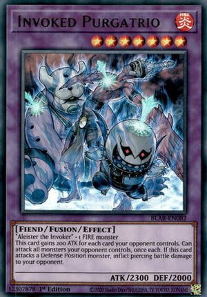 Invoked Purgatrio (Ultra Rare) [BLAR-EN082] 1st Edition