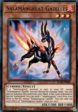 Salamangreat Gazelle (Ultra Rare) [BLAR-EN090] 1st Edition