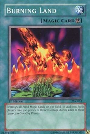 Burning Land (Common / Short Print) [PSV-061] Pharaoh's Servant Unlimited