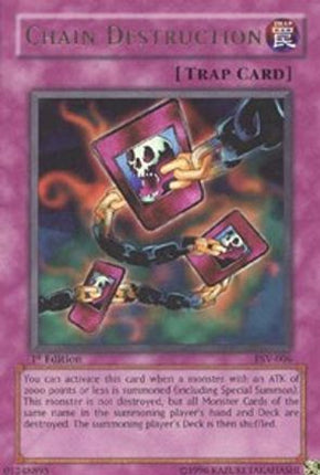 Chain Destruction (Ultra Rare) [PSV-006] Pharaoh's Servant 1st Edition