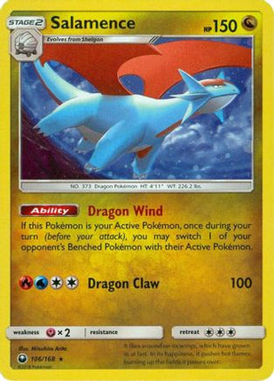 Salamence - 106/168 (Cosmos Holo) [Miscellaneous Cards & Products] Holofoil