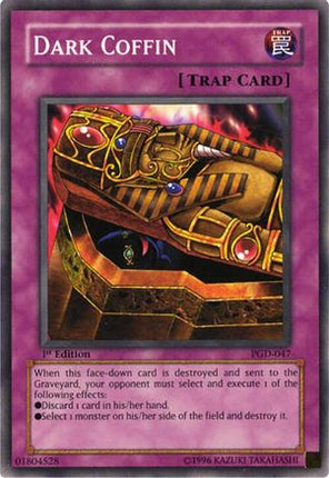 Dark Coffin (Common / Short Print) [PGD-047] Pharaonic Guardian 1st Edition